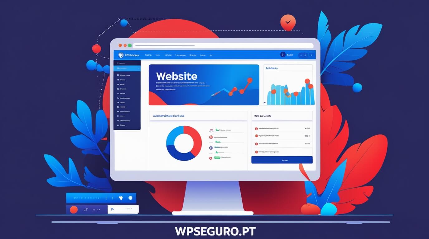 Painel do WordPress com métricas de SEO e resultados no motor de busca.