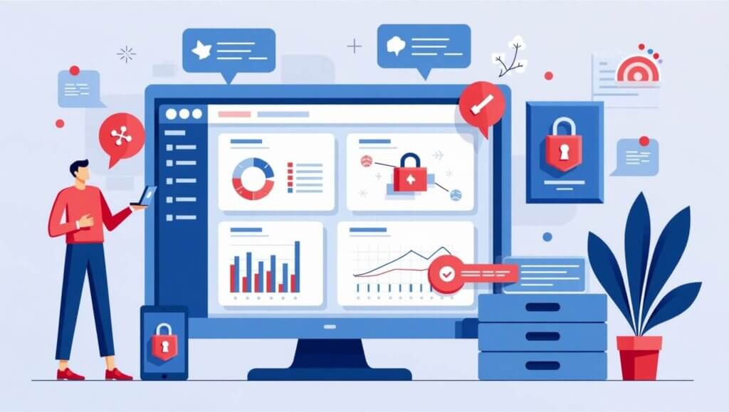 Painel de segurança e otimização do WordPress